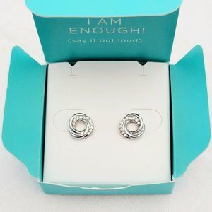 Origami Owl Infinity Stud Earrings
